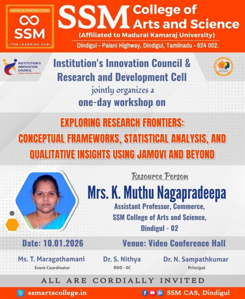 SSM COLLEGE OF ARTS AND SCIENCE, DINDIGUL.