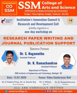 SSM COLLEGE OF ARTS AND SCIENCE, DINDIGUL.