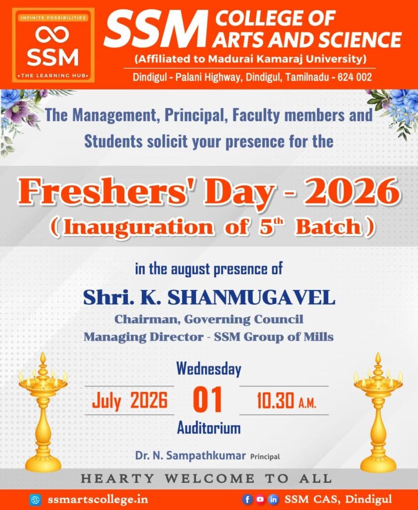 SSM COLLEGE OF ARTS AND SCIENCE