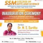 SSM COLLEGE OF ARTS AND SCIENCE