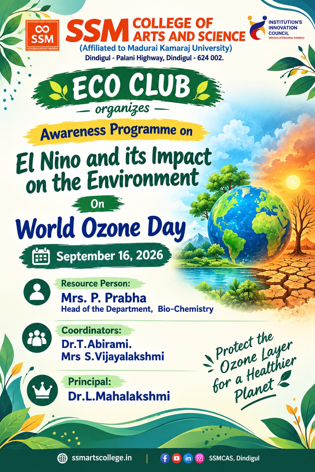 #ssmcas#dindigul#ei nino#2026#